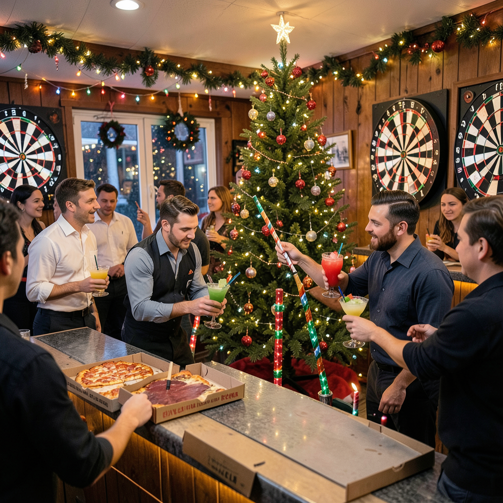 Flight Club darts bars launch winter wonderland with festive cocktails and rooftop